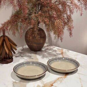 Neutral Stone-Look Ceramic Plate | Clean & Simple Style